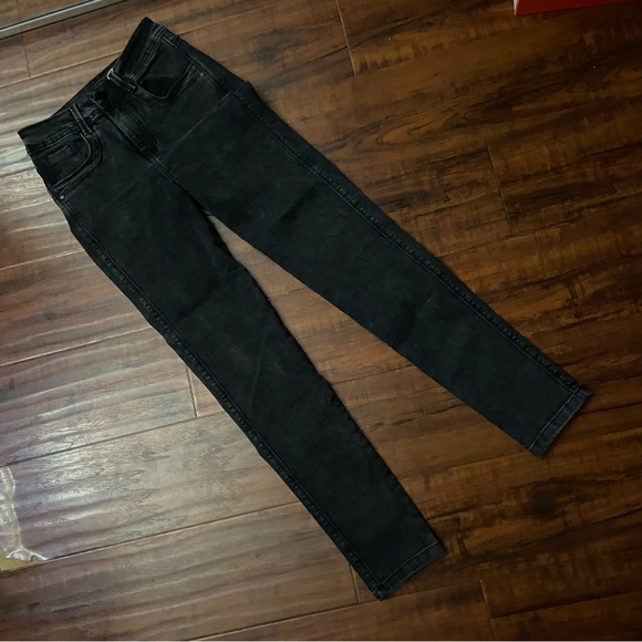 Like New AUTH Gray Black Colombian Butt Lifting Levanta Cola Jeans COL 8 / US 3 - Picture 3 of 5